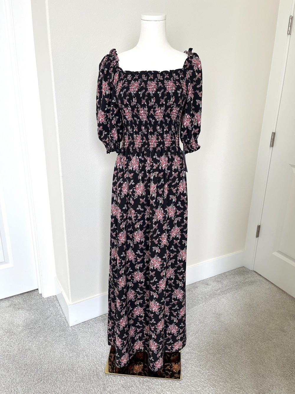 Max Studio Floral Off-The-Shoulder Maxi Dress - Boho Cottagecore - Size S